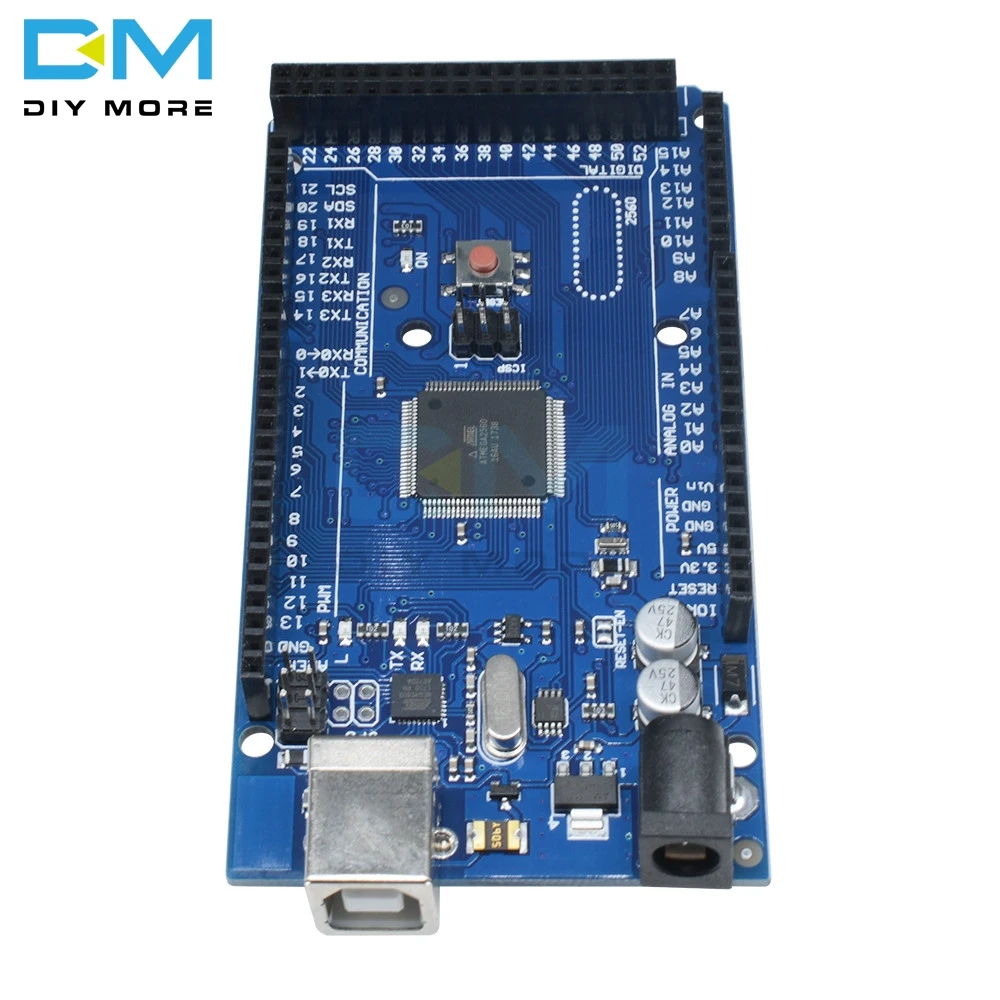 MEGA2560 Мега 2560 R3 ATMEGA16U2 ATMEGA2560 16AU доска кабель USB 5V Заменить ATMega8U2 модуль|Интегральные