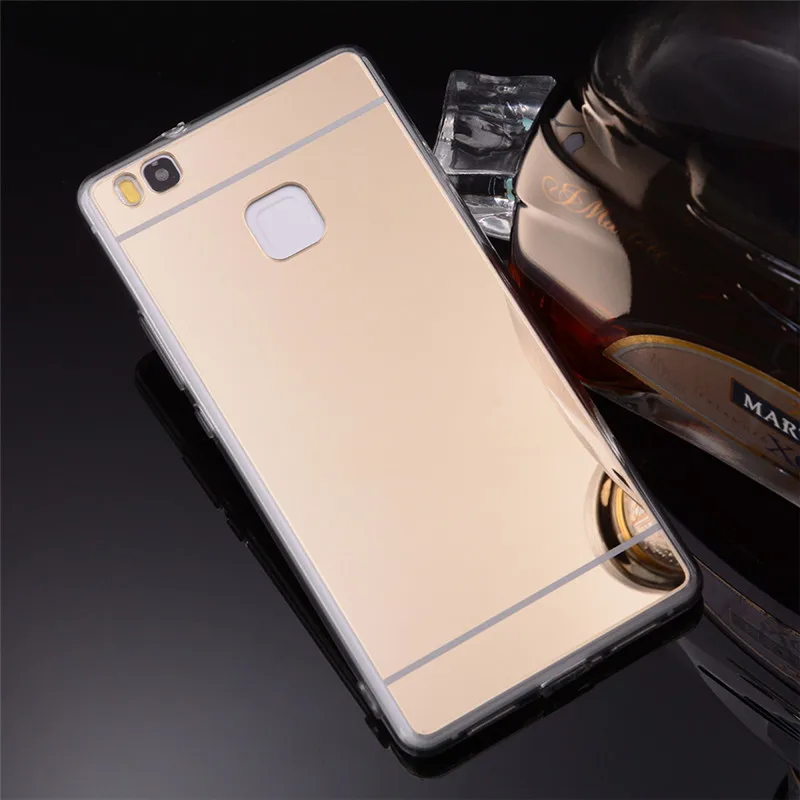 Роскошные золотые мягкий зеркальный чехол для huawei Y5 prime Y3 Y6 Y7 honor 8X9 V9 10 4A V10 Y5 II Y6 II компактный GR3 GR5 Y9 - Цвет: 1
