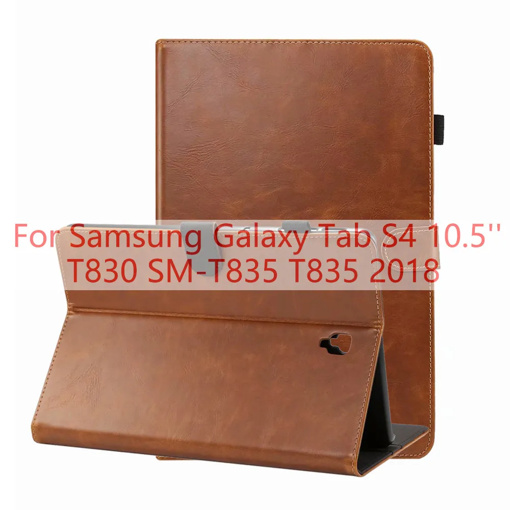 PU Brown Для samsung Galaxy Tab S2 S3 9,7 SM-T810 SM-T813 T815 T819 SM-T820 T825 чехол для samsung Galaxy Tab S4 10,5 ''T830 SM-T835 T835 - Цвет: PU Brown