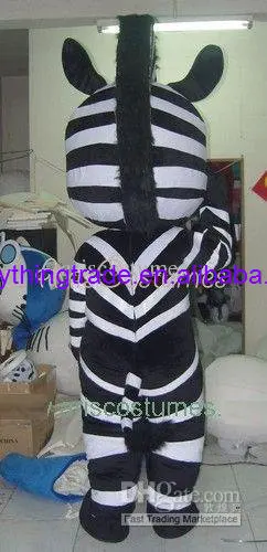 Hot sale 2014 Adult zebra mascot costume fancy dress costumes animal party | Тематическая одежда и униформа