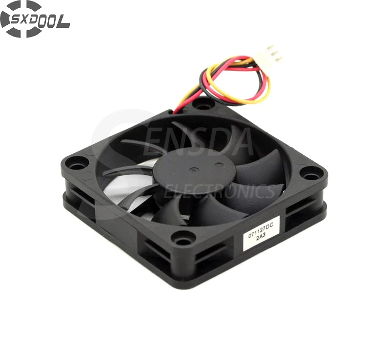 Двухшаровой бесшумный вентилятор SXDOOL FD126015LB 6014, 6 см, 60 мм, постоянный ток 12 В, а