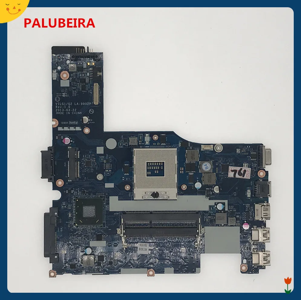 PALUBEIRA для Lenovo G400S Материнская плата ноутбука VILG1/G2 LA 9902P HM76 (поддержка I3 I5 I7 cpu)