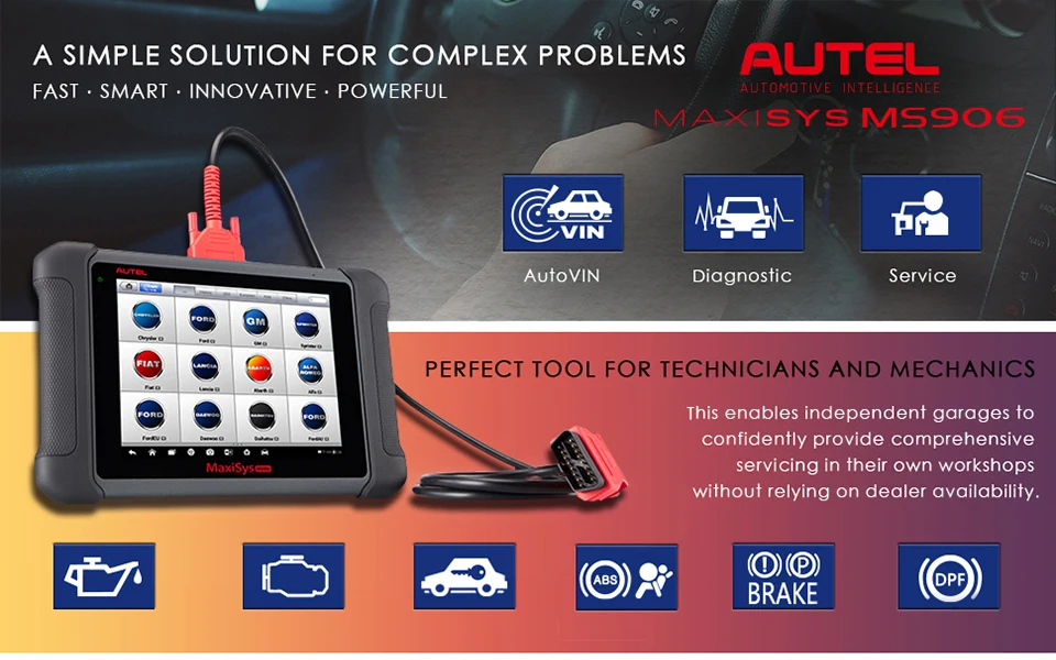 Autel MaxiSys MS906 OBD2 сканер автомобильный диагностический инструмент MS 906 ключ программируемый код считыватель OEM инструменты ключ кодирование