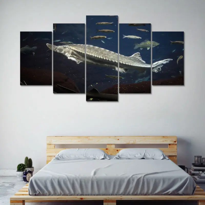 HD печать 5 шт. холст для осетрА настенная живопись домашний декор настенное