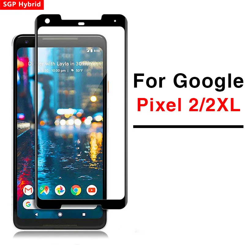 Закаленное стекло Защита экрана для Google Pixel 2 XL 2XL защитная пленка 9 h полное