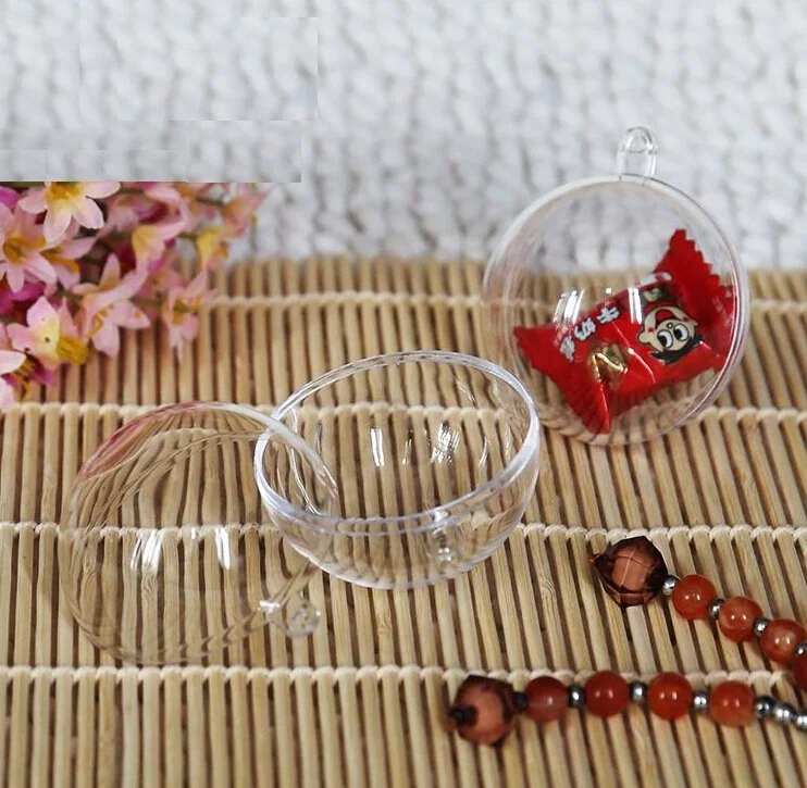 5 см диаметр шар макарон пластиковый полый декоративный прозрачный Макарон