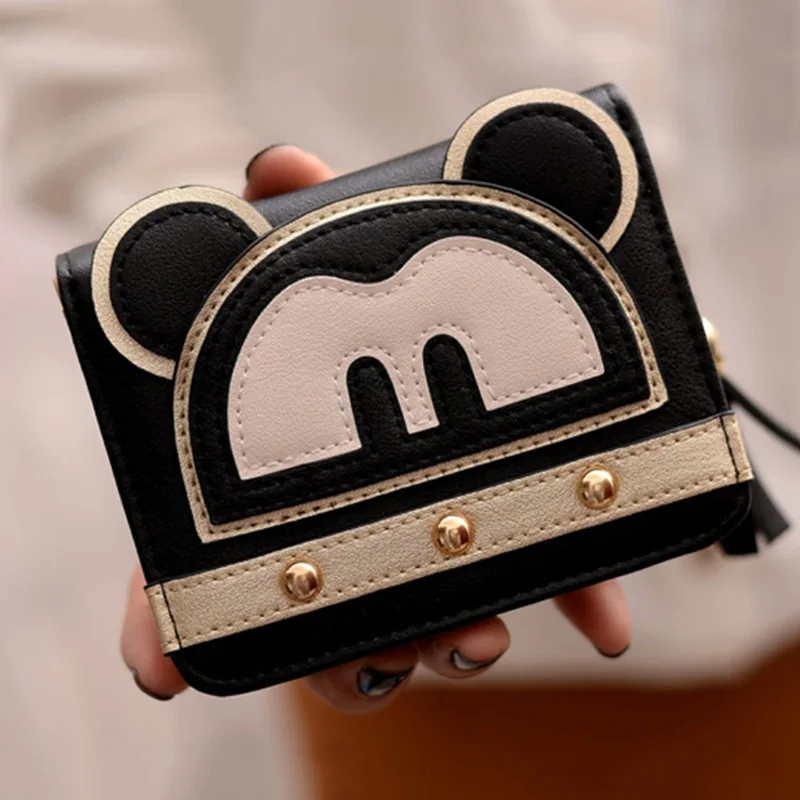 Disney плюшевые кошельки детские Микки Маус для женщин и девочек модный кошелек