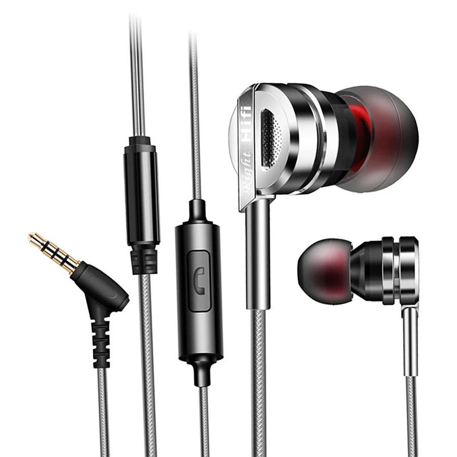 Azimiyo D5 цинковый сплав металлические наушники HiFi волосы на микро-кольцах, наушники-вкладыши с высоким уровнем Разрешение звук голоса наушники проводные наушники-вкладыши - Цвет: Silver