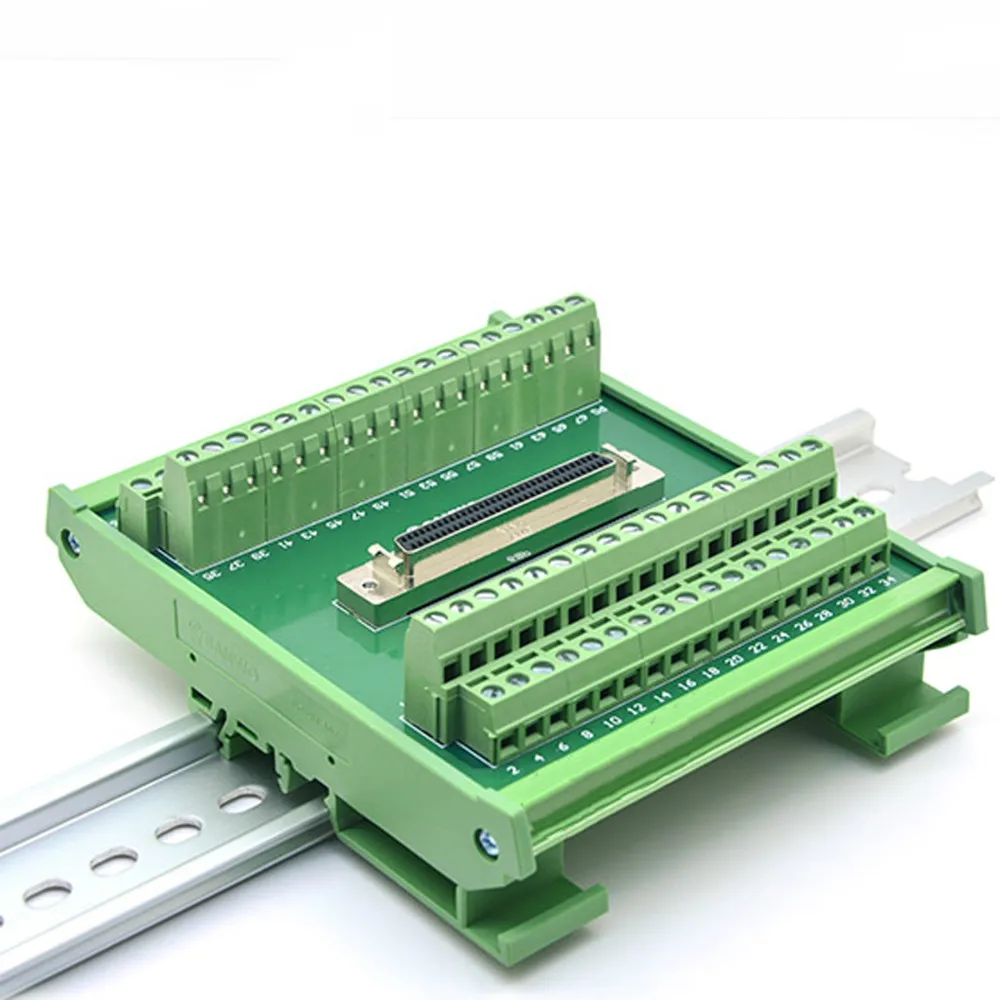 SCSI 68 контактный разъем для DIN рейки|block sponge|block bodyadapt |