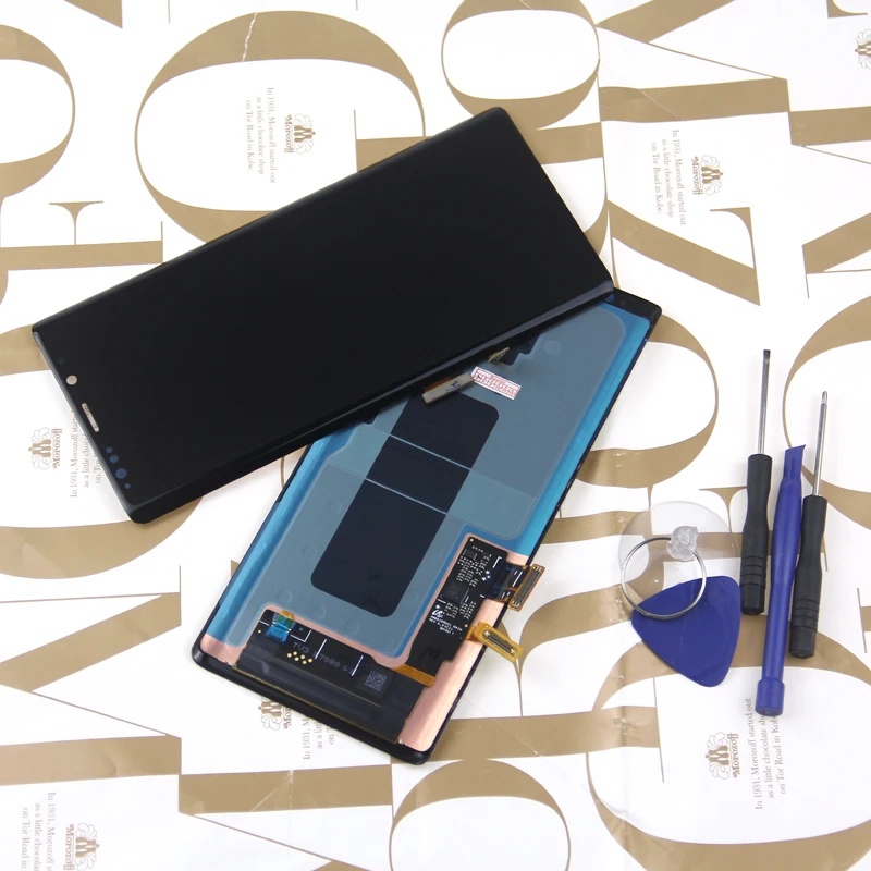 Amoled для SAMSUNG Galaxy Note 9 Note9 дисплей N960F N960D N960DS сенсорный экран дигитайзер сборка 6 4