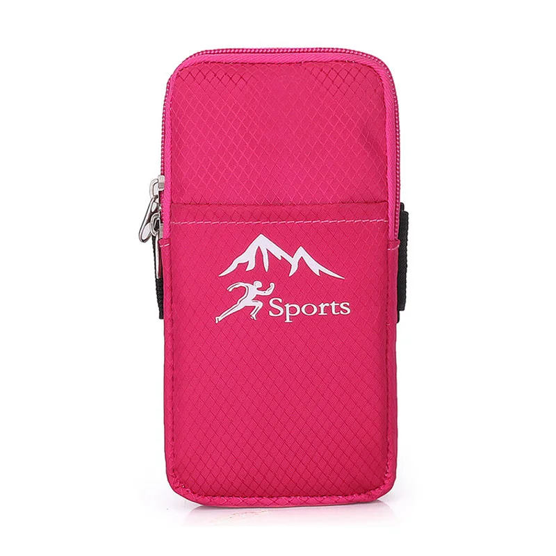 Mae Red Открытый спортивный ремень на руку сумки устойчивое Trail Running Для мужчин посылка Велоспорт тренажерный зал Фитнес аксессуары телефон сумка для 5,8 дюйма/ниже - Цвет: Mae Red