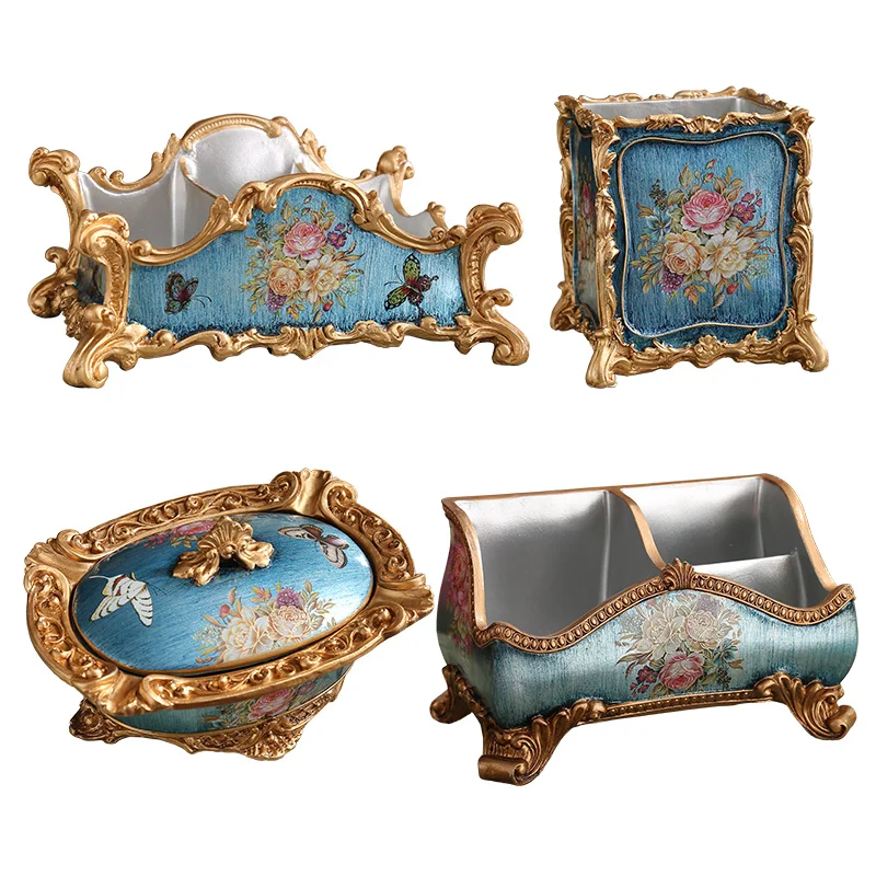 Шкатулка В Европейском стиле ретро украшения для дома шкатулка косметики и