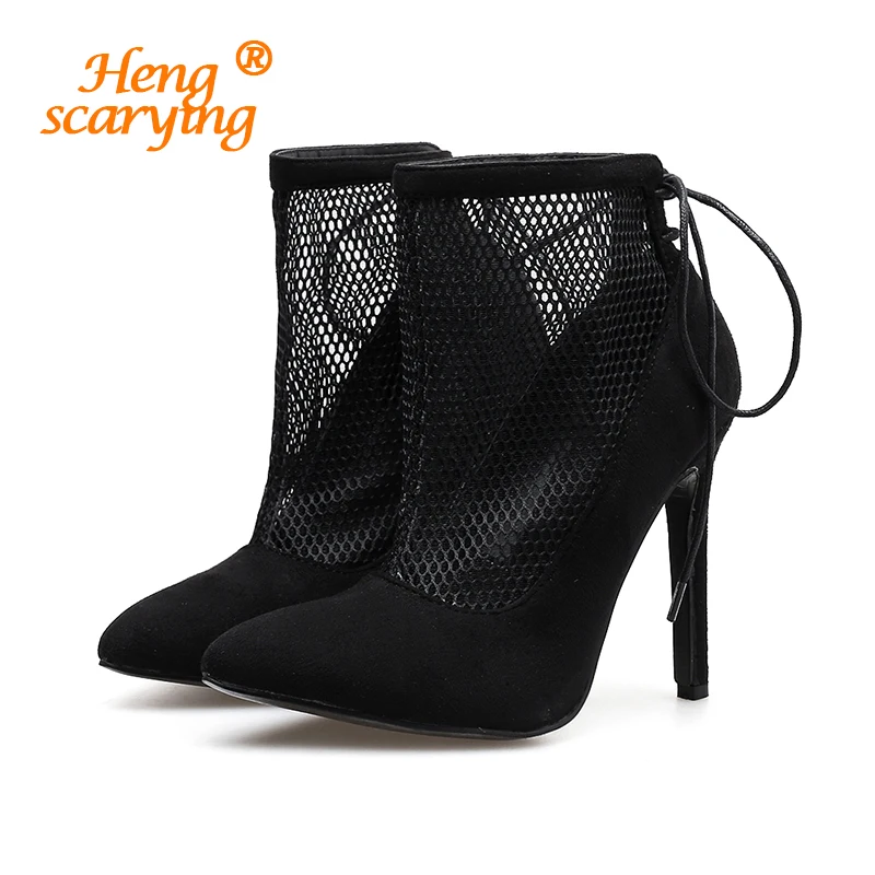 Женские сетчатые туфли лодочки на высоком каблуке 11 5 см размер 40 женские летние