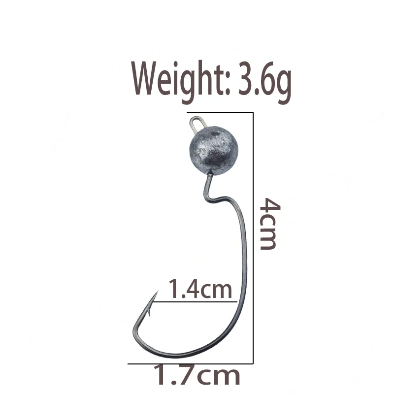 WDAIREN 5 шт./лот Новинка Высокое качество 1 г/3 г/5 г/5,5 г/10 г свинцовая головка крючок джиг оснатка приманки рыболовные крючки для мягкой приманки рыболовные снасти - Цвет: 3.5g