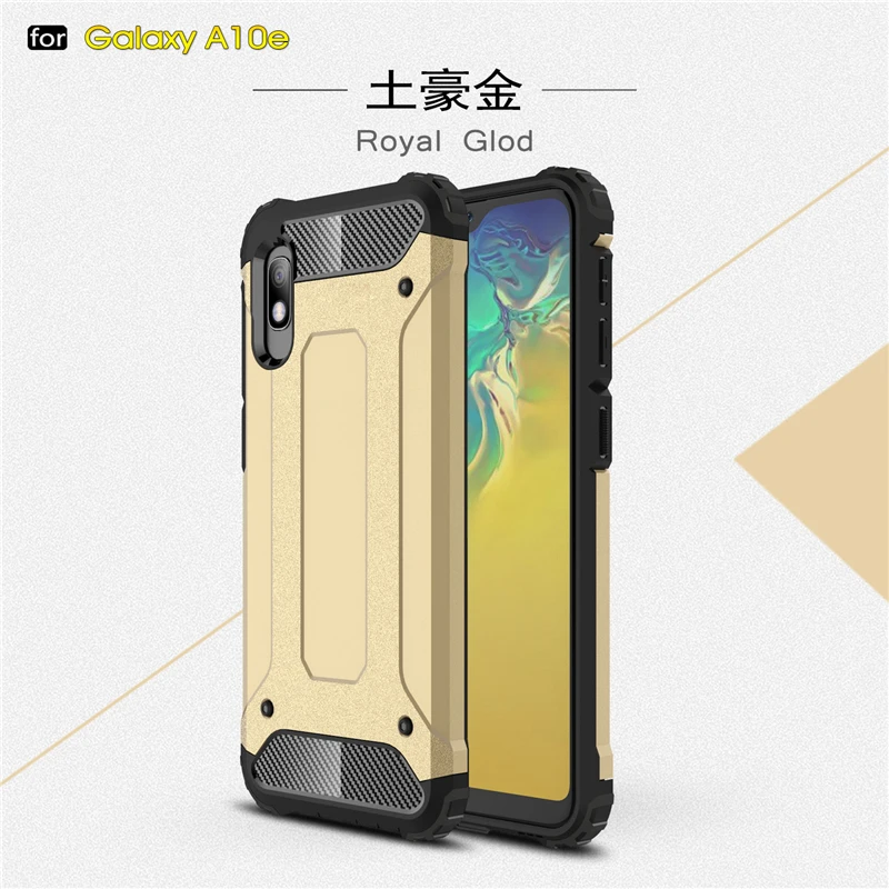 Чехол для Samsung Galaxy A10e TPU + PC ударопрочный гибридный защитный чехол телефона