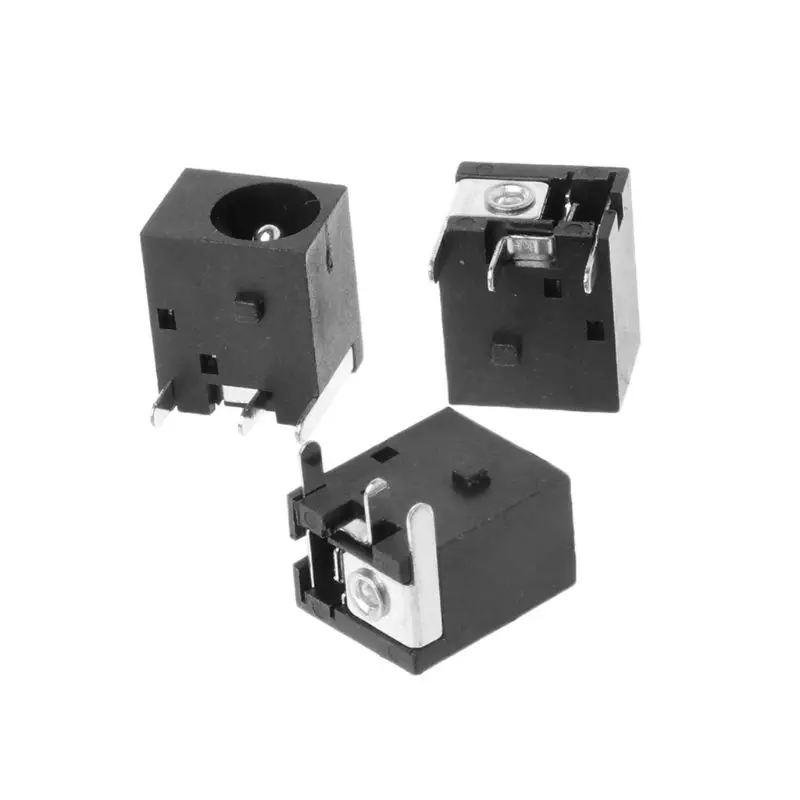 10pcs DC-044 5.5x2.1mm DC Power Jack Socket Connector 3-Pin Panel Mount Plug | Обустройство дома