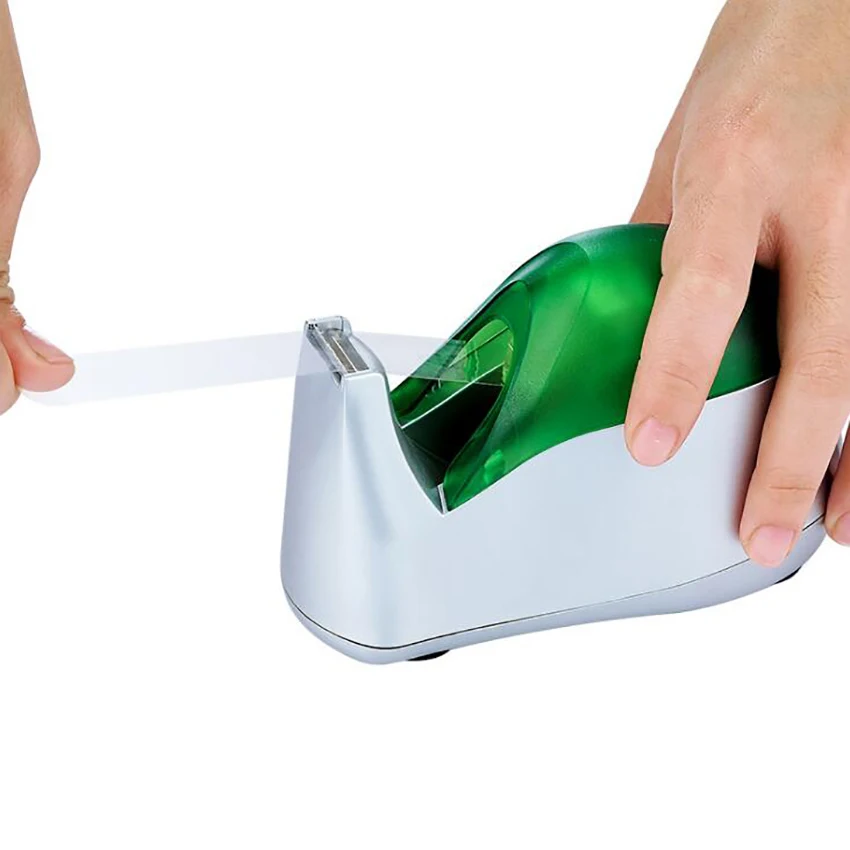 

Ручной диспенсер для клейкой ленты, Настольный диспенсер для клейкой ленты для резки пластиковой ленты, нескользящий ручной держатель