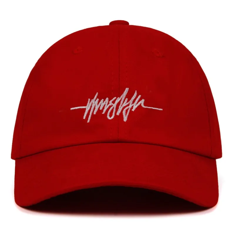 Красный Бейсбольная Кепка с вышивкой 2Pac Dad Hat хлопок Гангстер бейсболка для папы Compton регулируемая Женская Мужская maveli - Цвет: Красный