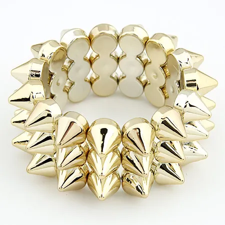 Модное Новое поступление Панк эластичный персонализированный широкий браслет с