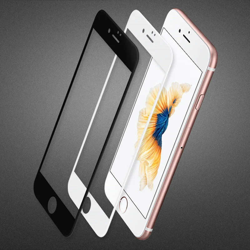 Закаленное стекло для iPhone 8 7 X XS XR Max 6S Plus | Мобильные телефоны и аксессуары