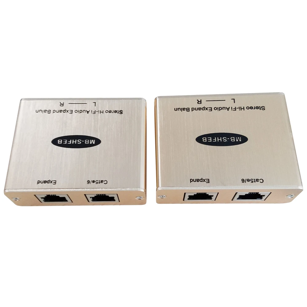 2 канальный стерео Hi Fi аудио передатчик через Cat5/6 к Ethernet удлинитель Danate RCA