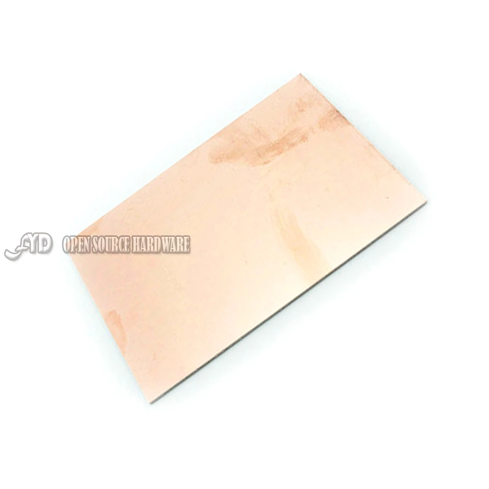 

2PCS/LOT Sided CCL 10 X15 CM experimental glass fiber material thickness 1.6MM PCB