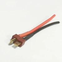 deans style t plug male connector silicone wire cable 12awg 10cm long for rc wholesale