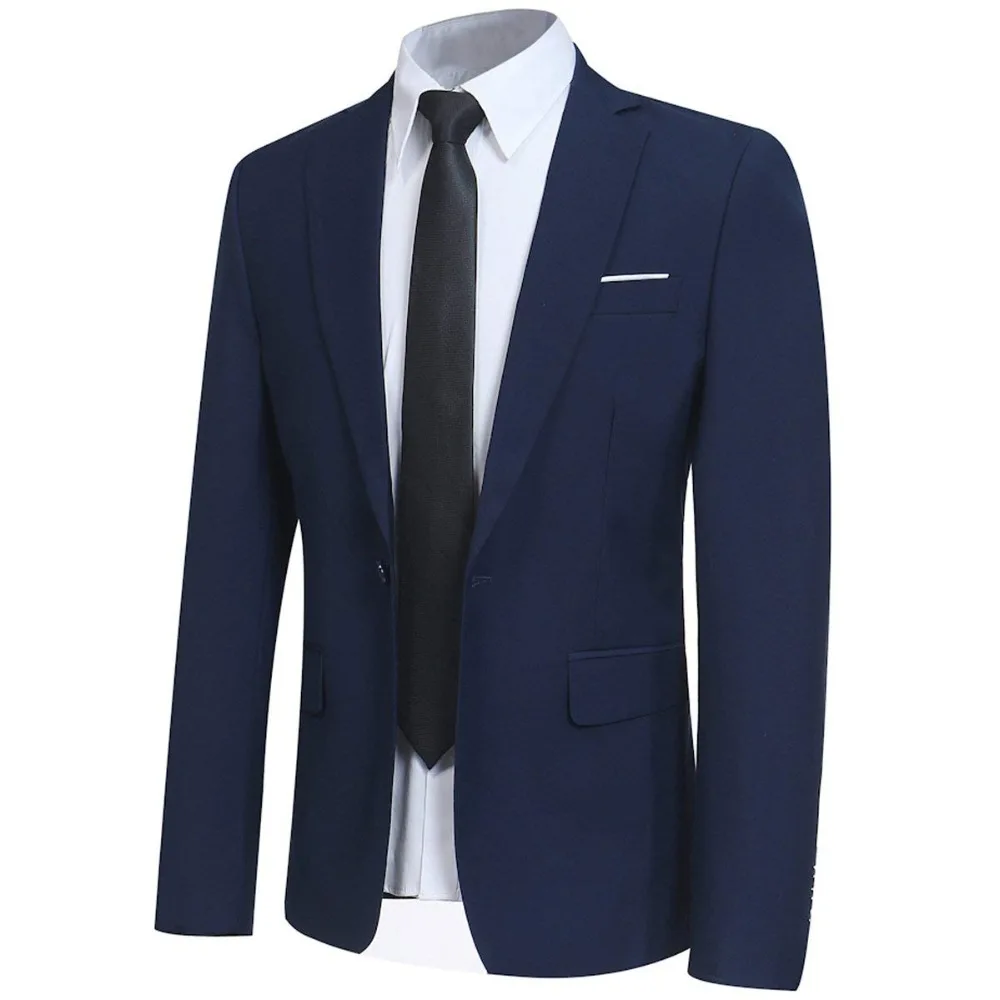 Мужские костюмы Slim Fit, 3 предмета, деловой мужской костюм, мужские костюмы, пиджак на одной пуговице, пиджак, жилет и брюки