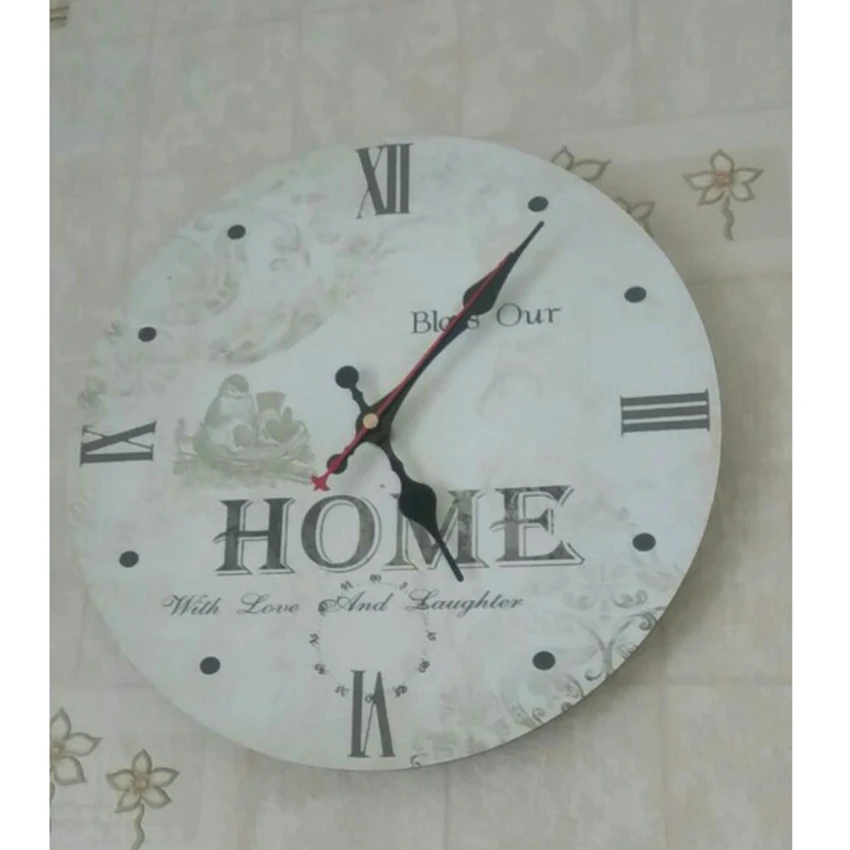 Настенные часы WONZOM художественный Европейский дизайн большие бесшумные для