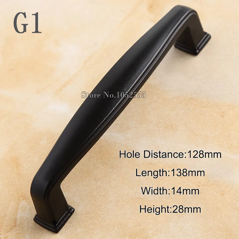 2 шт. классические черные ручки для кухонных шкафов | Строительство и ремонт
