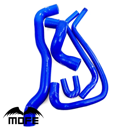 

Customized Original Logo 3 Ply Silicone Coolant Heater Radiator Hose Kit For Saab 900 1993~1999 5PCS Blue