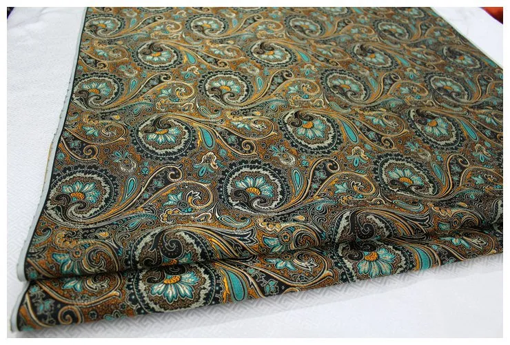 High quality yard dyed jacquard tapestry satin 3D brocade fabric for dress cushion cover curtain patchwork 75x100cm | Дом и сад