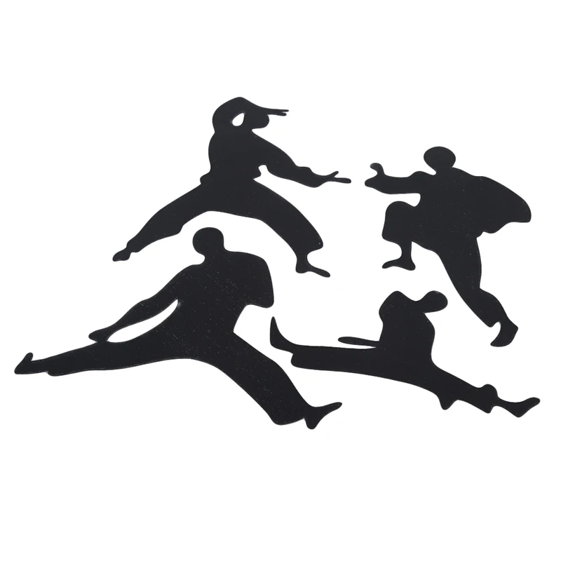 Креативная Наклейка на стену в китайском стиле кунг фу наклейка для домашнего