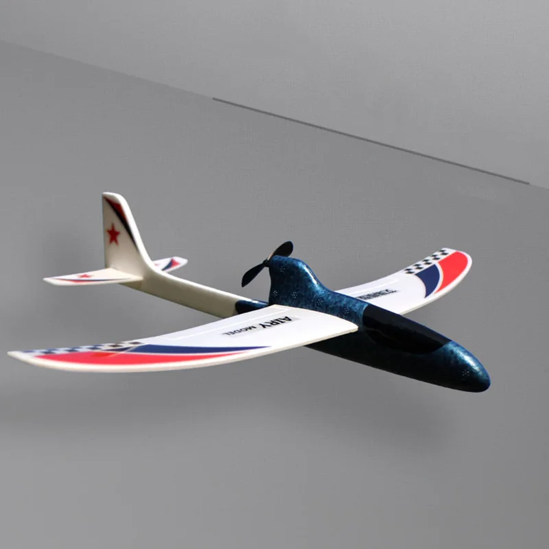 Модель самолета комплект DIY планер игрушка самолеты электрический Rc самолет для детей подарок крыло Летающая Модель Самолеты пена ручной метательный самолет