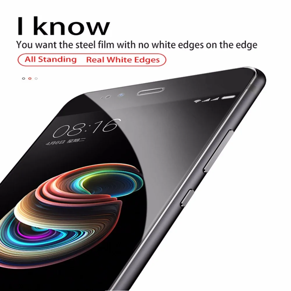 2.5D 0 2 мм 9H Премиум Закаленное стекло для Xiaomi 5X Mi5X 5 дюймов защита экрана закаленная