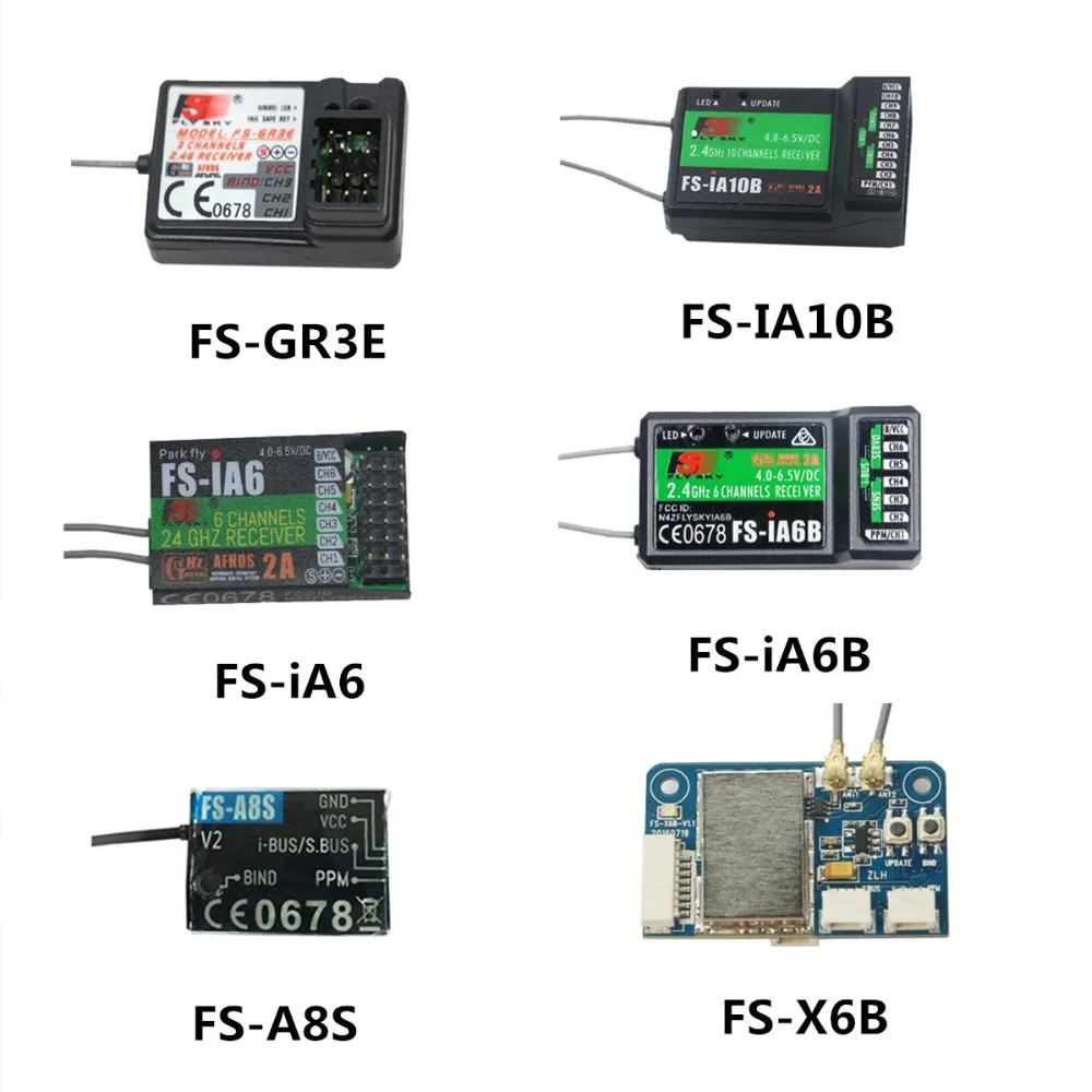 Flysky FS GR3E A3 A6 R6B X6B iA6 iA6B BS6 A8S R9B iA10 Радиоуправляемый приемник для передатчика