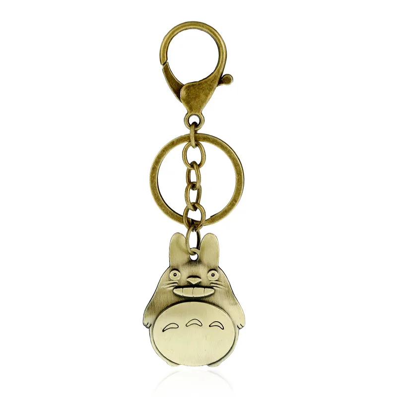 Punk Vintage Cartoon Deer Cat Eagle Owl Pendant Charms Keychain For Men Women Key Ring Car Auto Bag Chain Accessory | Украшения и