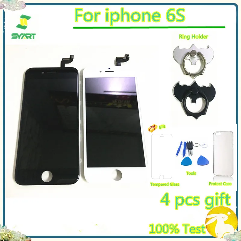 ЖК экран для iphone 6S 4 7 &quotЖК дисплей с 3D сенсорным экраном дигитайзер сборка +
