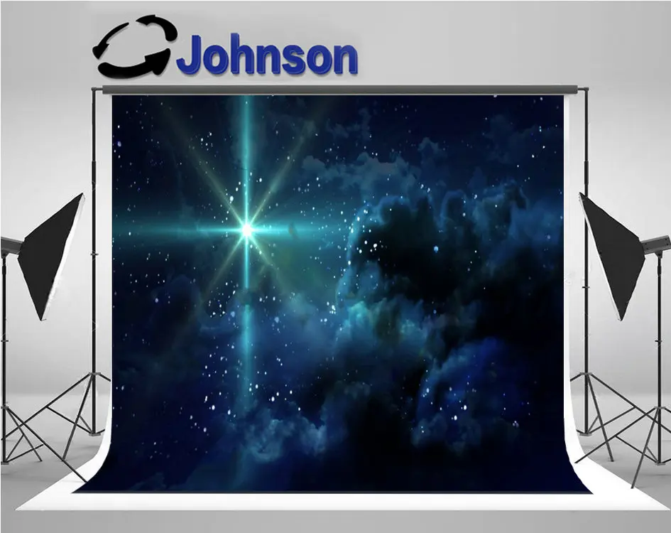 

Фотофон для студийной фотосъемки с изображением звездной ночи