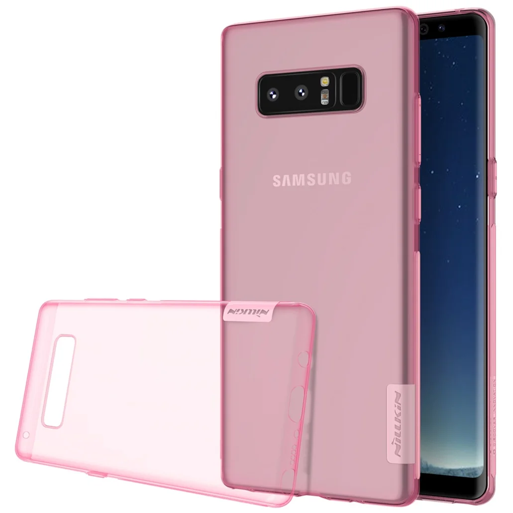 Для samsung Galaxy Note 8 чехол Nillkin натуральный прозрачный мягкий кремний ТПУ защитный чехол для samsung Note8 задняя крышка