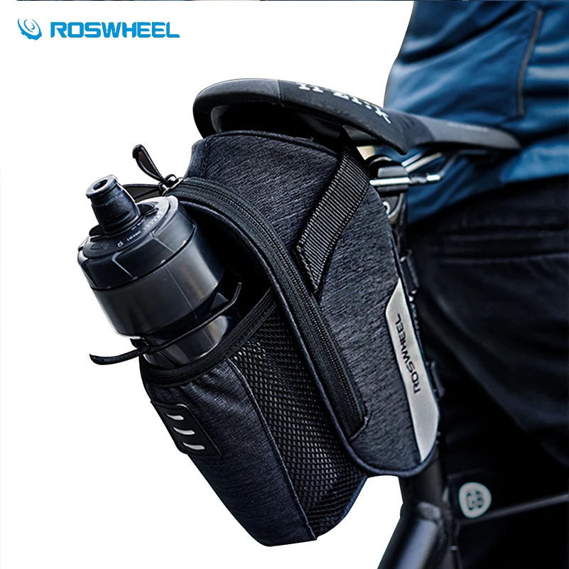 ROSWHEEL 1.8L Портативный велосипедная подседельная сумка Водонепроницаемый