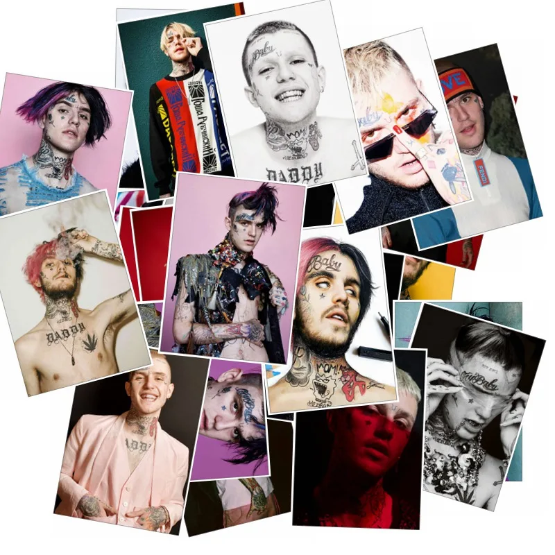 25 смешанных/много Американский известный рок певец Lil Peep граффити наклейка s diy