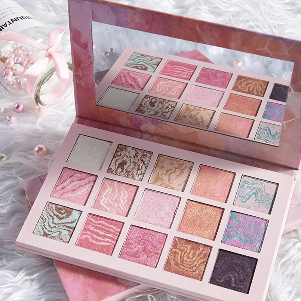 

Eyeshadow Palette 15 Color Glitter Shimmer Eyeshadow Dazzlingly Beauty Makeup Korea Cosmetics Eye Shadow
