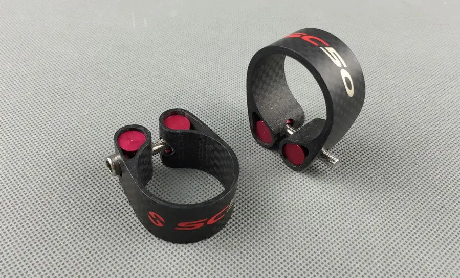 TOSEEK SC50 3K матовый зажим для сиденья из углеродного волокна 31 8 мм 34 9 мм|carbon fiber seatpost