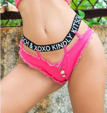 short only Сексуальные Клубные вечерние Twerking танцевальные милые шорты, женские джинсовые шорты с дырками, летние джинсовые шорты, пляжная одежда - Цвет: short only
