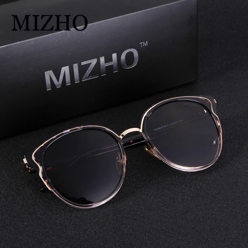 MIZHO 22 г TR90 стрейч рамки маленький Cateye поляризованные солнцезащитные очки для женщин Винтаж UV400 протектор женские солнцезащитные очки визуальный