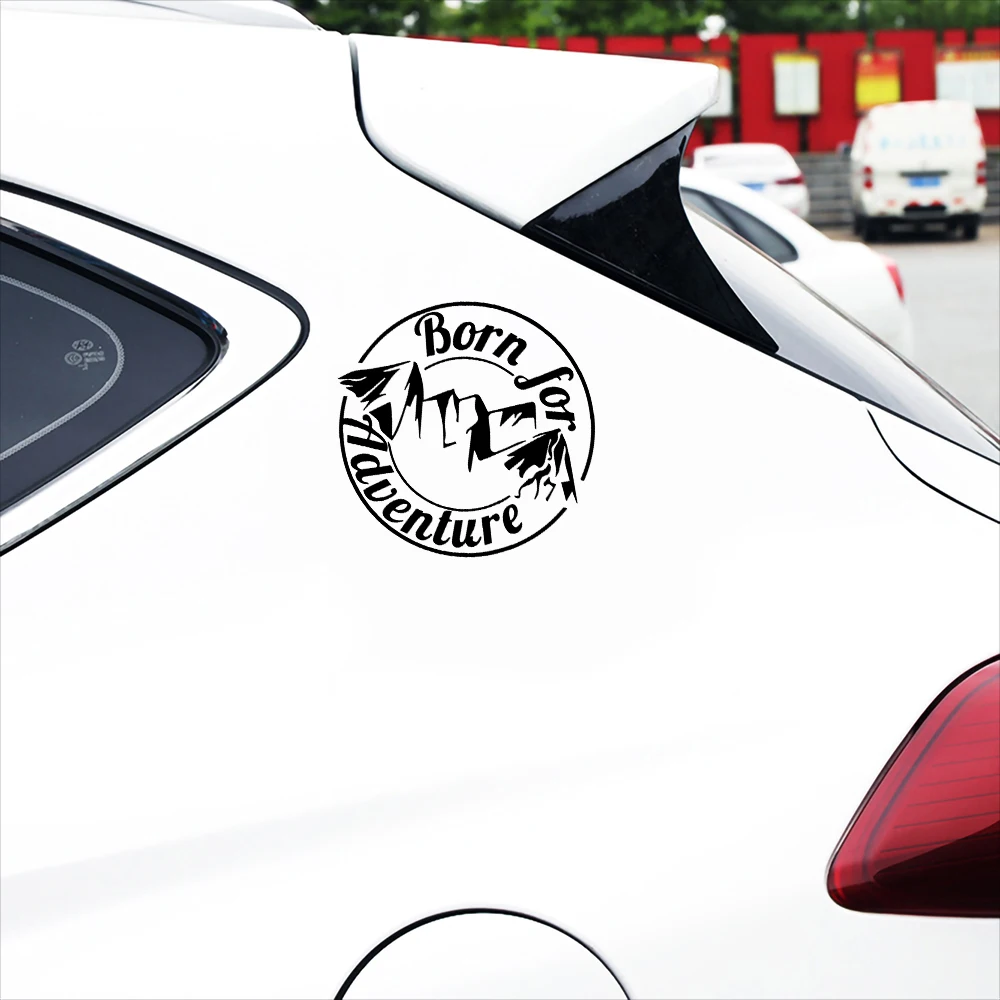 Виниловые наклейки на окна автомобиля Born For Adventure стильные виниловые