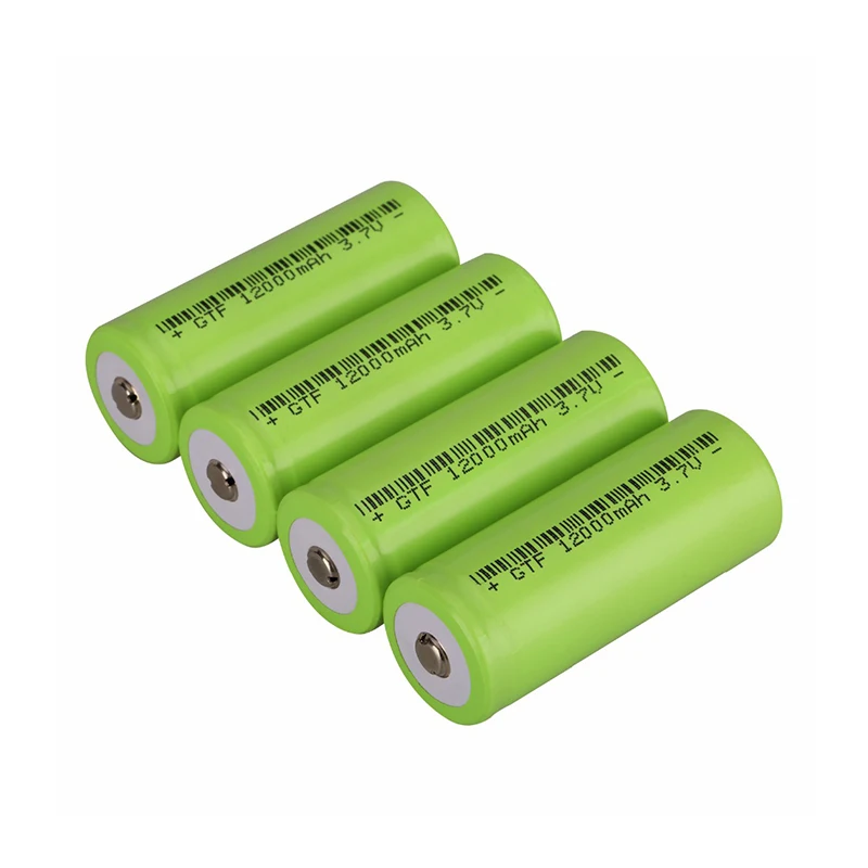 GTF 100% Оригинальный 3 7 в 12000 мАч 26650 литий ионный перезаряжаемый аккумулятор