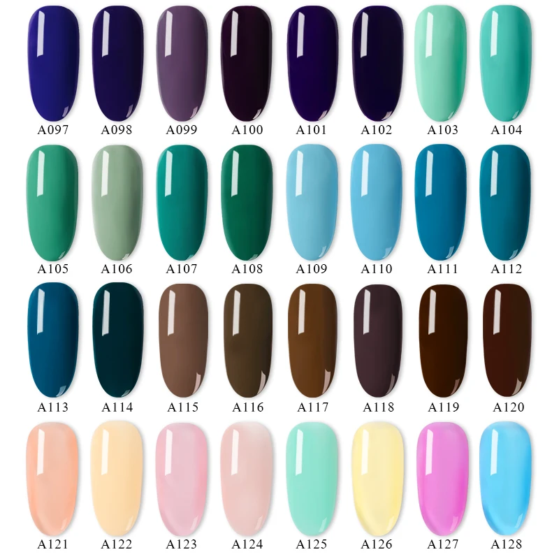 Гель лак для ногтей RBAN 296 цветов 7 мл|Гель ногтей| |