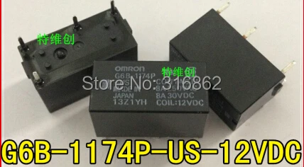 

G6B-1174P-US-12VDC G6B-1174P-US-DC12V 10 шт./лот 12 В реле Бесплатная доставка набор электронных компонентов